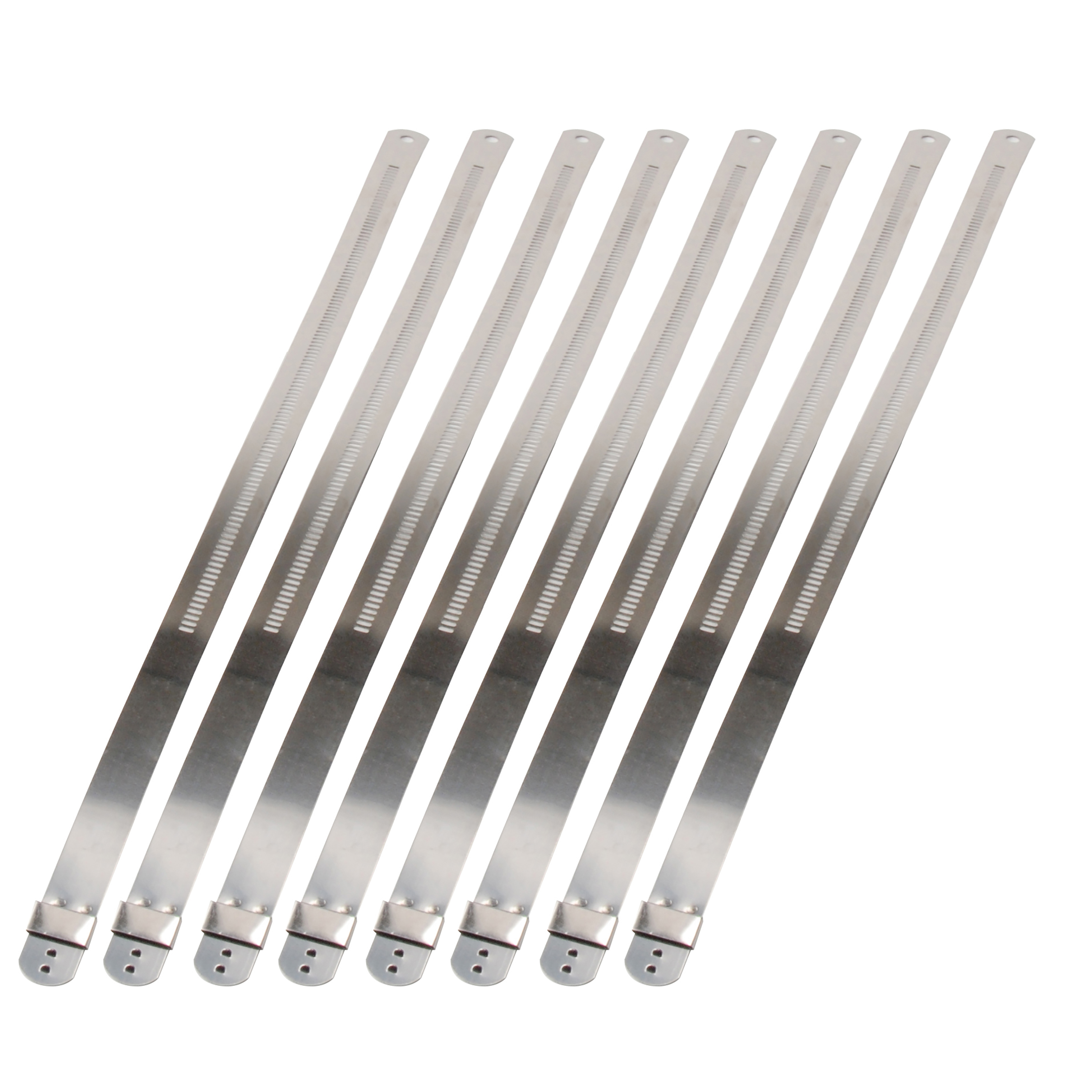 DEI 10211 - Stainless Steel Positive Locking Tie 1/2in (12mm) x 9in - 8 per pack