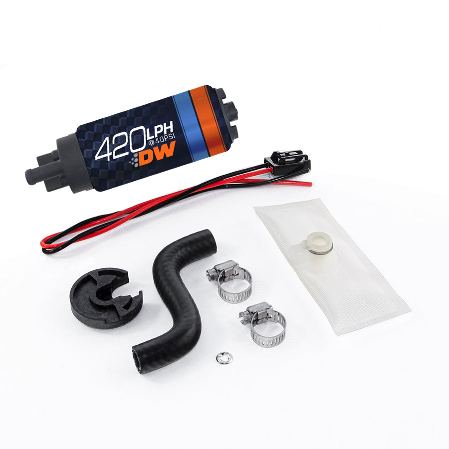 Deatschwerks 9-421-1014 - DW420 Series 420lph In-Tank Fuel Pump w/ Install Kit For 85-97 Ford Mustang