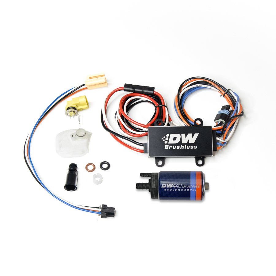 Deatschwerks 9-441-C103-0910 - DW440 440lph Brushless Fuel Pump w/ PWM Controller And Install Kit 08-14 Subaru WRX