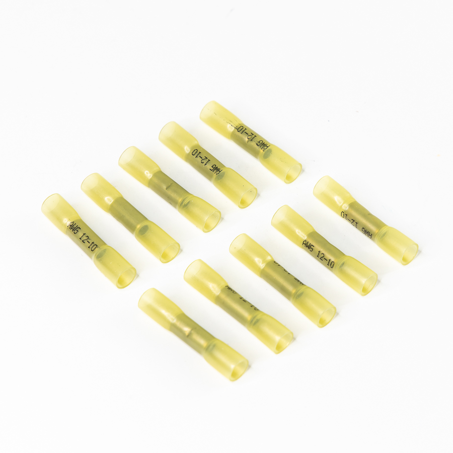 Deatschwerks CONN-HSBC-YELLOW - 10-12awg Fuel Safe Heat Shrink Butt Connectors Deatschwerks CONN-HSBC-YELLOW - 10-12awg Fuel Safe Heat Shrink Butt Connectors
