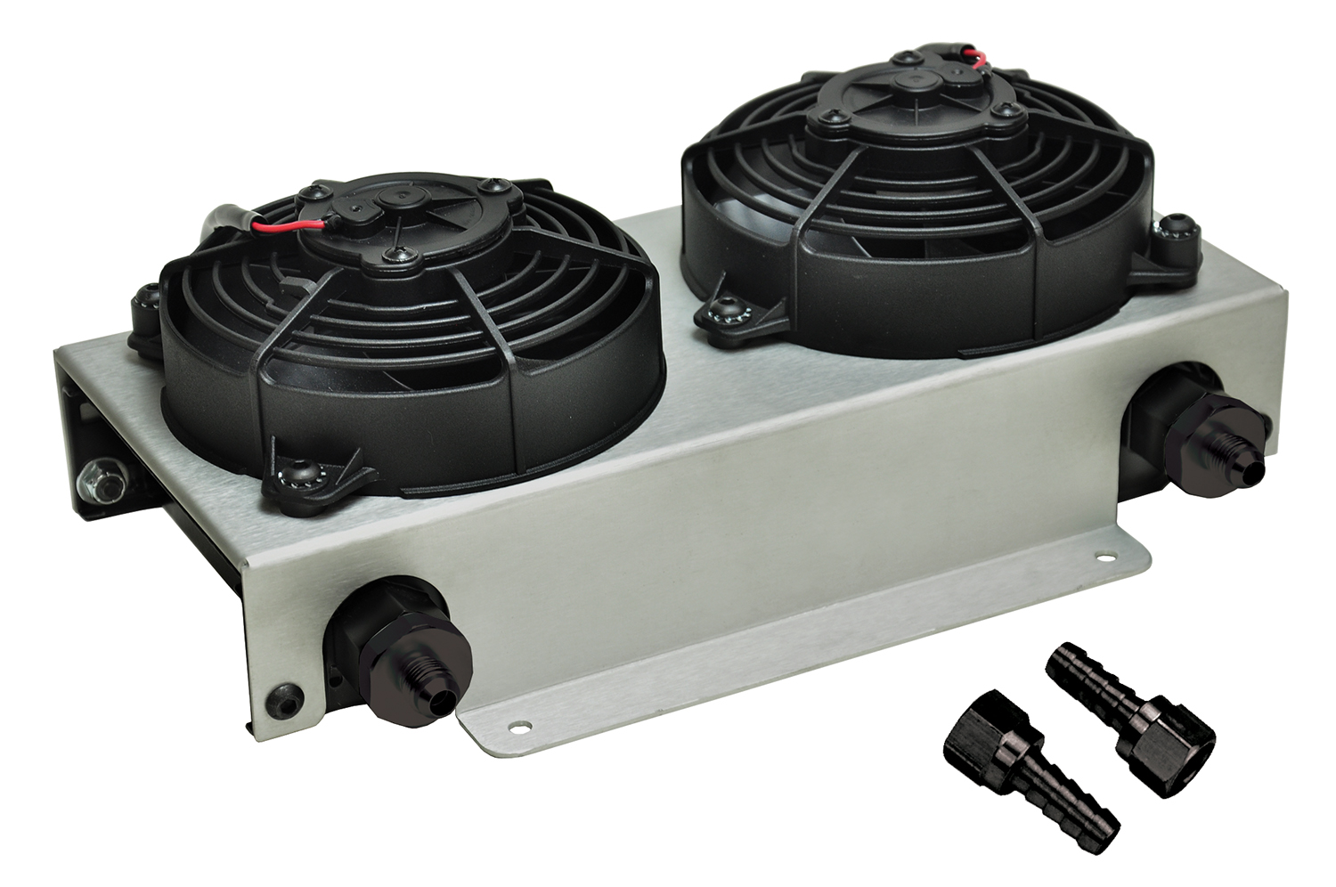 Derale 13740 - 19 Row Hyper-Cool Dual Cool Remote Fluid Cooler, -6AN Derale 13740 - 19 Row Hyper-Cool Dual Cool Remote Fluid Cooler, -6AN