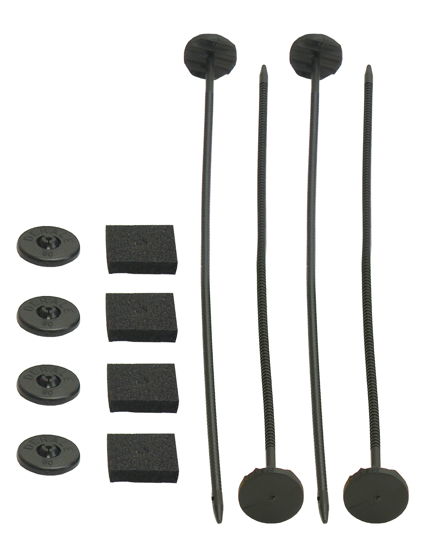 Derale 13001 - Insta-Mount Nylon Cooler Mounting Kit