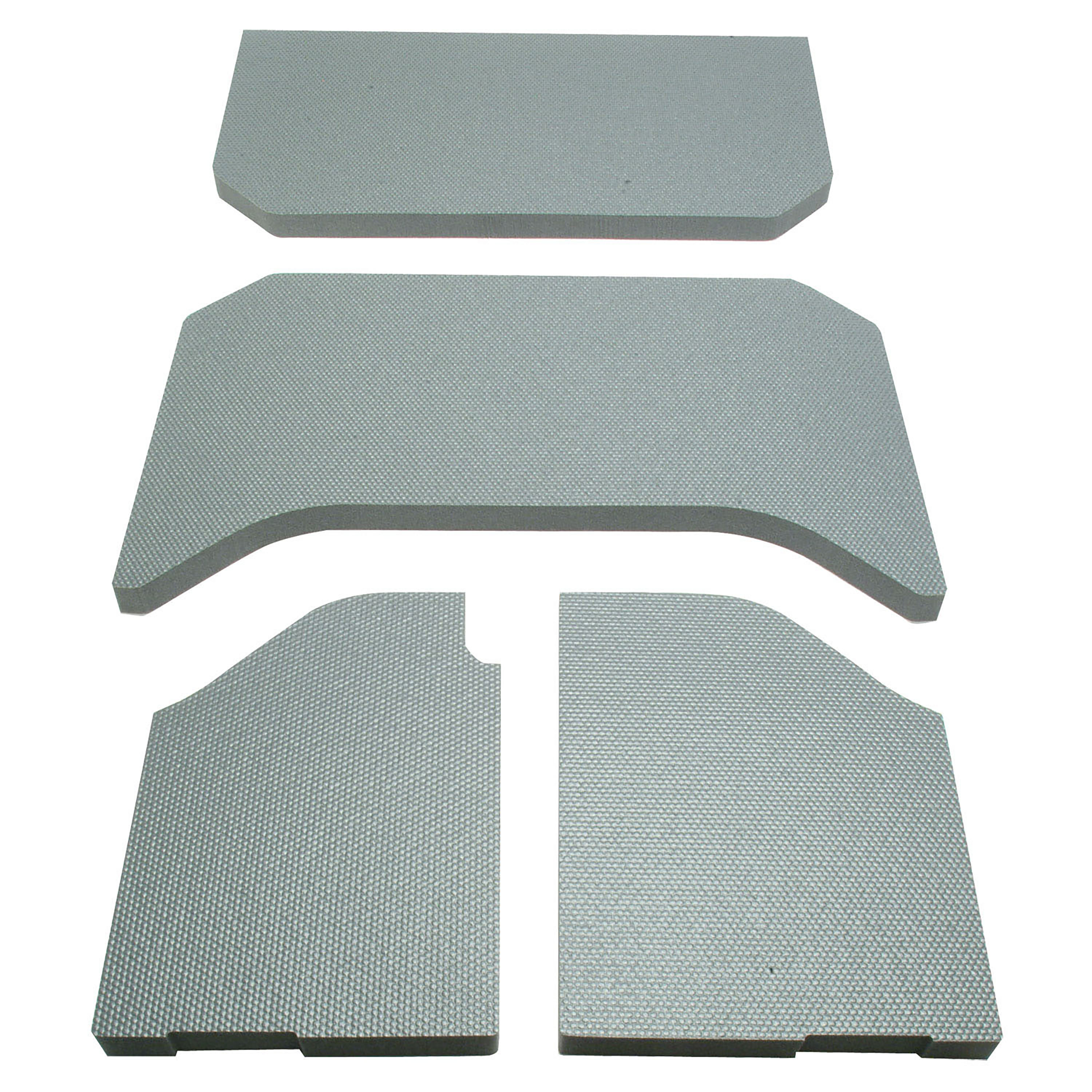 DEI 50133 - 07-10 Jeep Wrangler JK 4-Door Boom Mat Headliner - 4 Piece - Gray