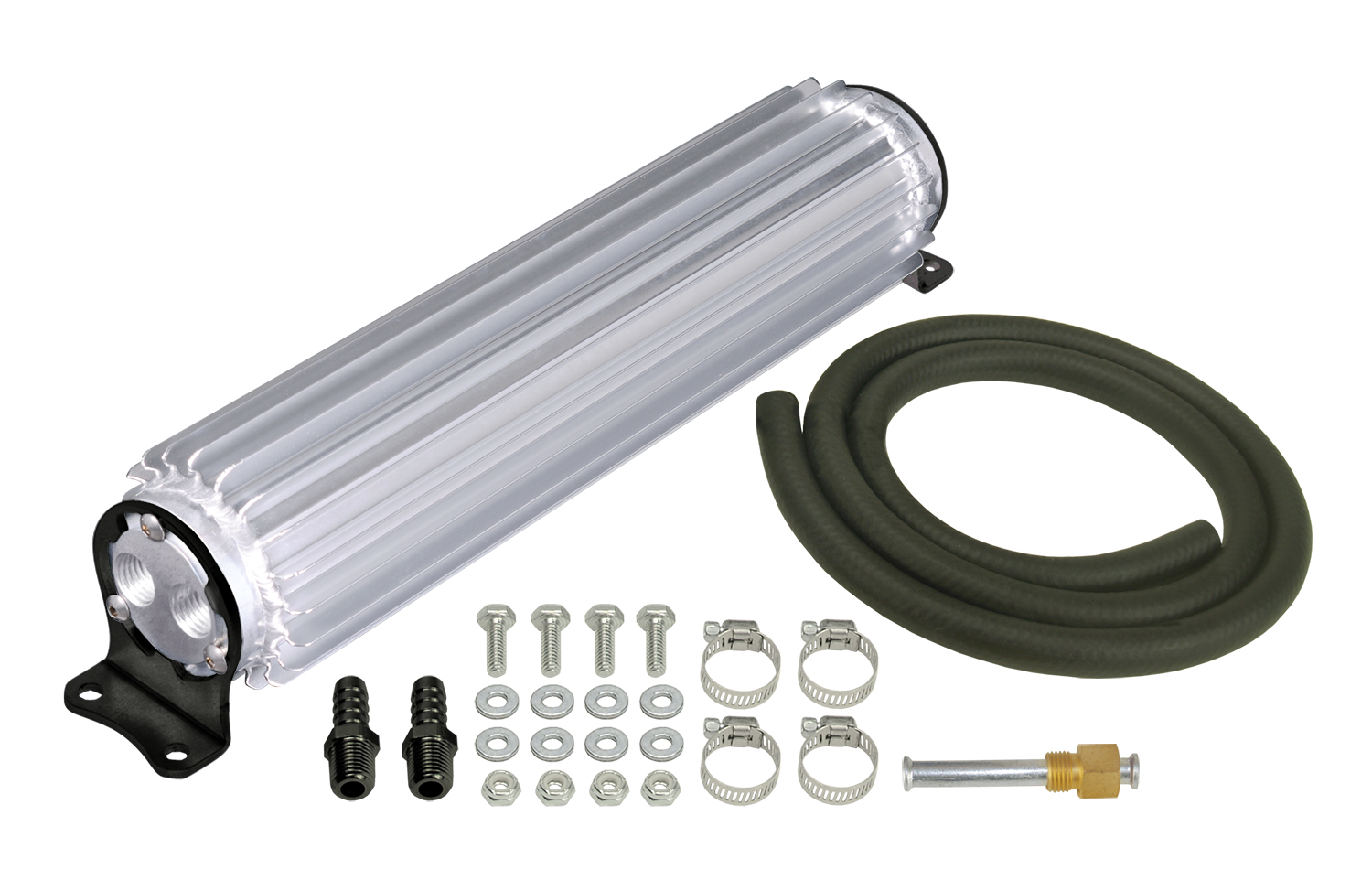 Derale 13263 - 2 Pass 12" Heat Sink Transmission Cooler Kit