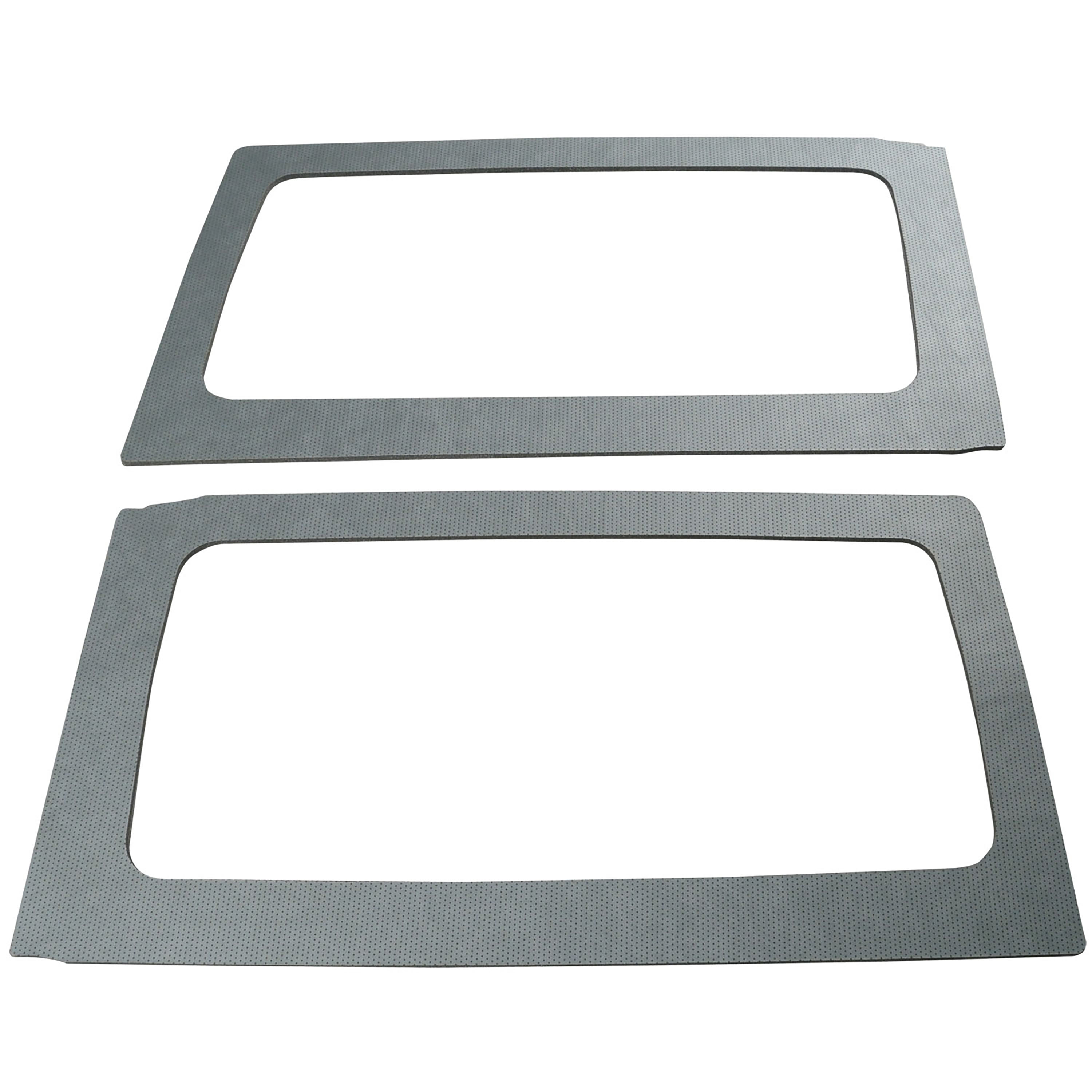DEI 50166 - '11-'18 Wrangler JK 2-Door Gray Leather Look Rear Side Window Only 0