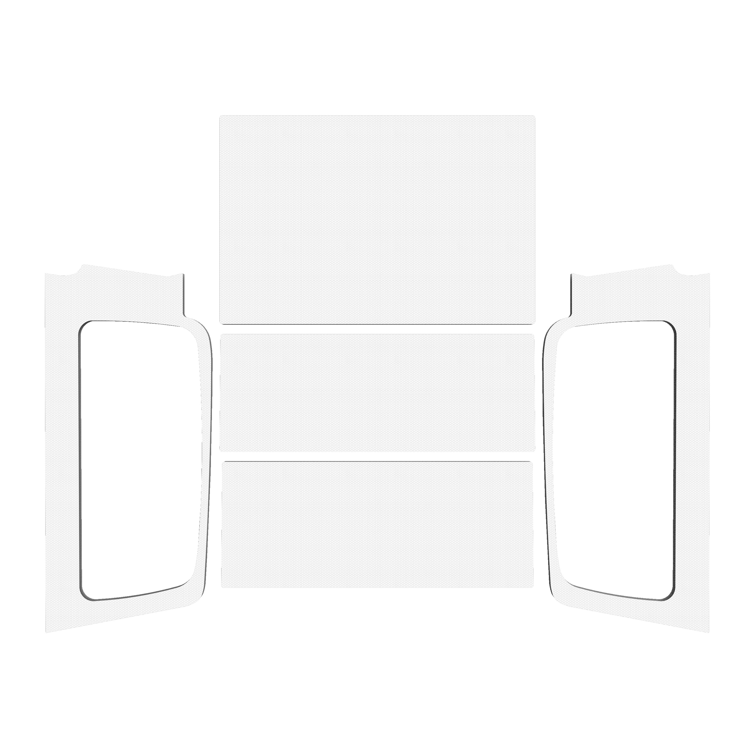 DEI 50602 - 04-06 Jeep Wrangler LJ Unliminted Headliner Complete Kit - White