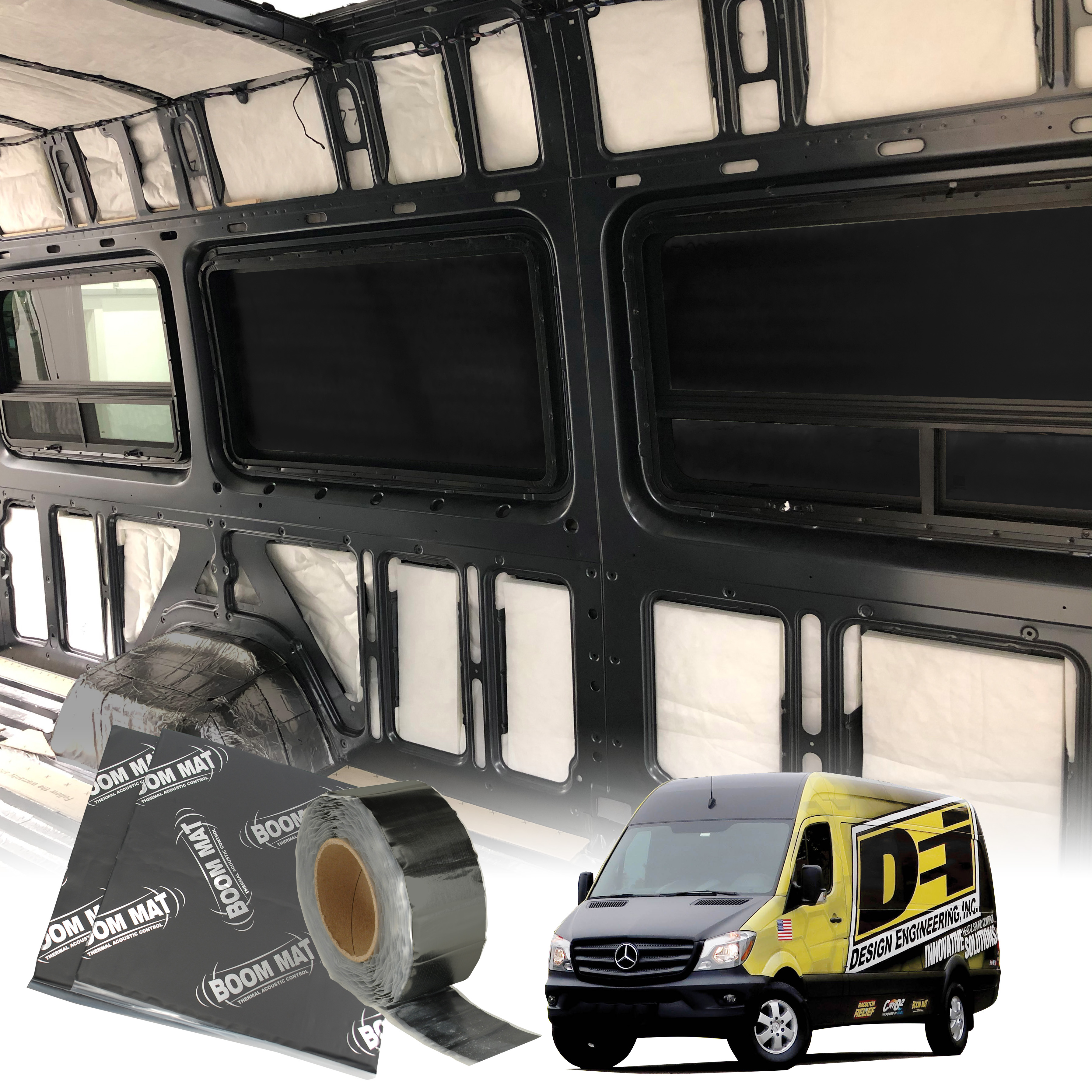 DEI 51116 - '19+ Mercedes Sprinter 144 Damping Kit Less Floor