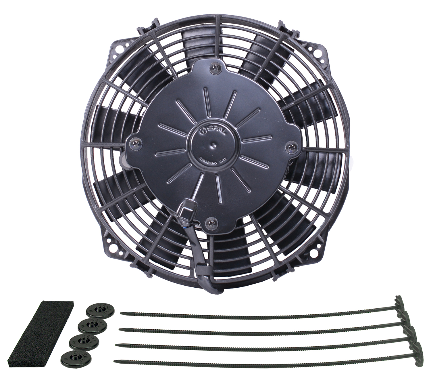 Derale 16108 - 10" High Output Curved Blade Electric Puller Fan Derale 16108 - 10" High Output Curved Blade Electric Puller Fan