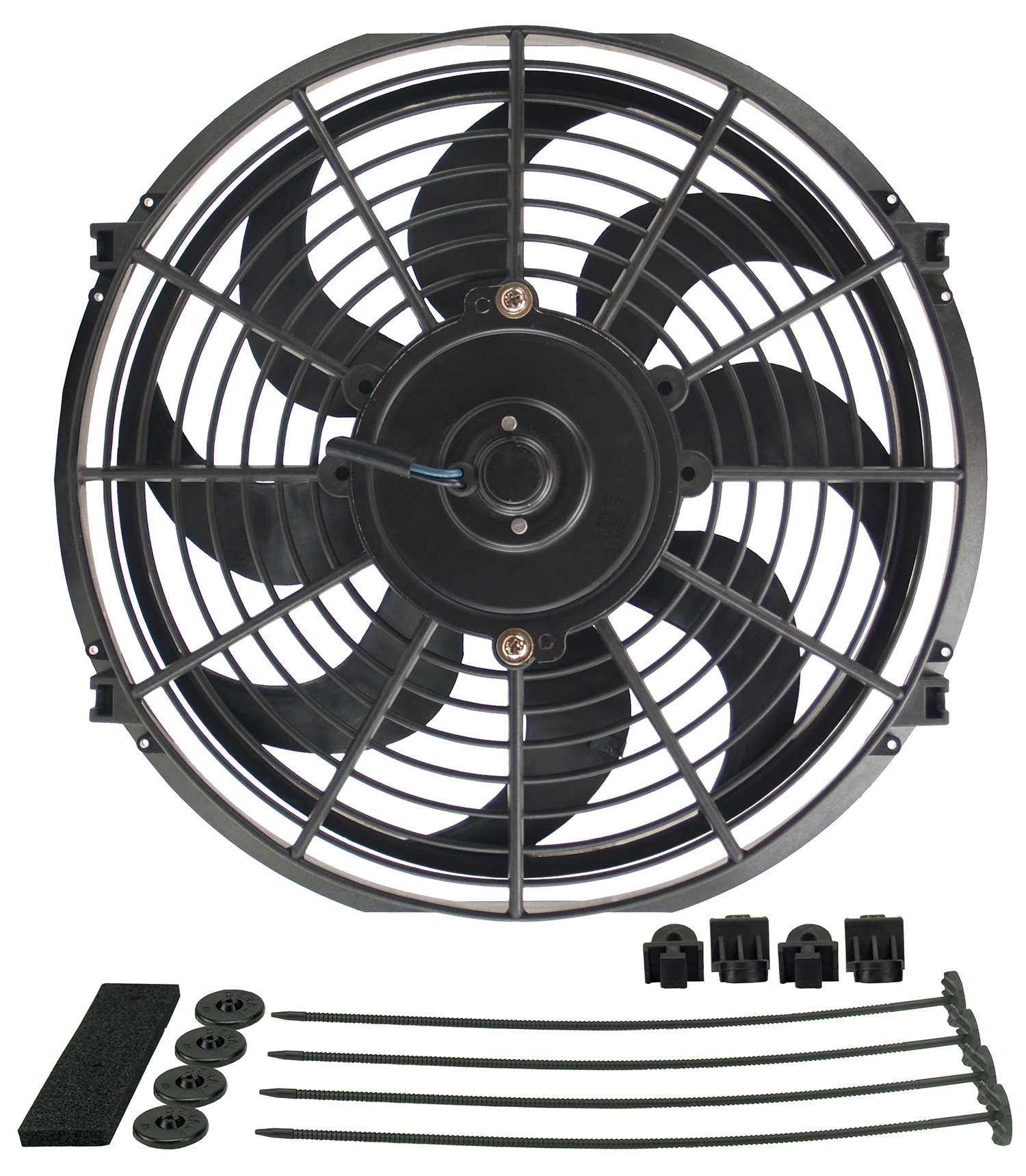 Derale 18912 - 12" Dyno-Cool Curved Blade Electric Fan