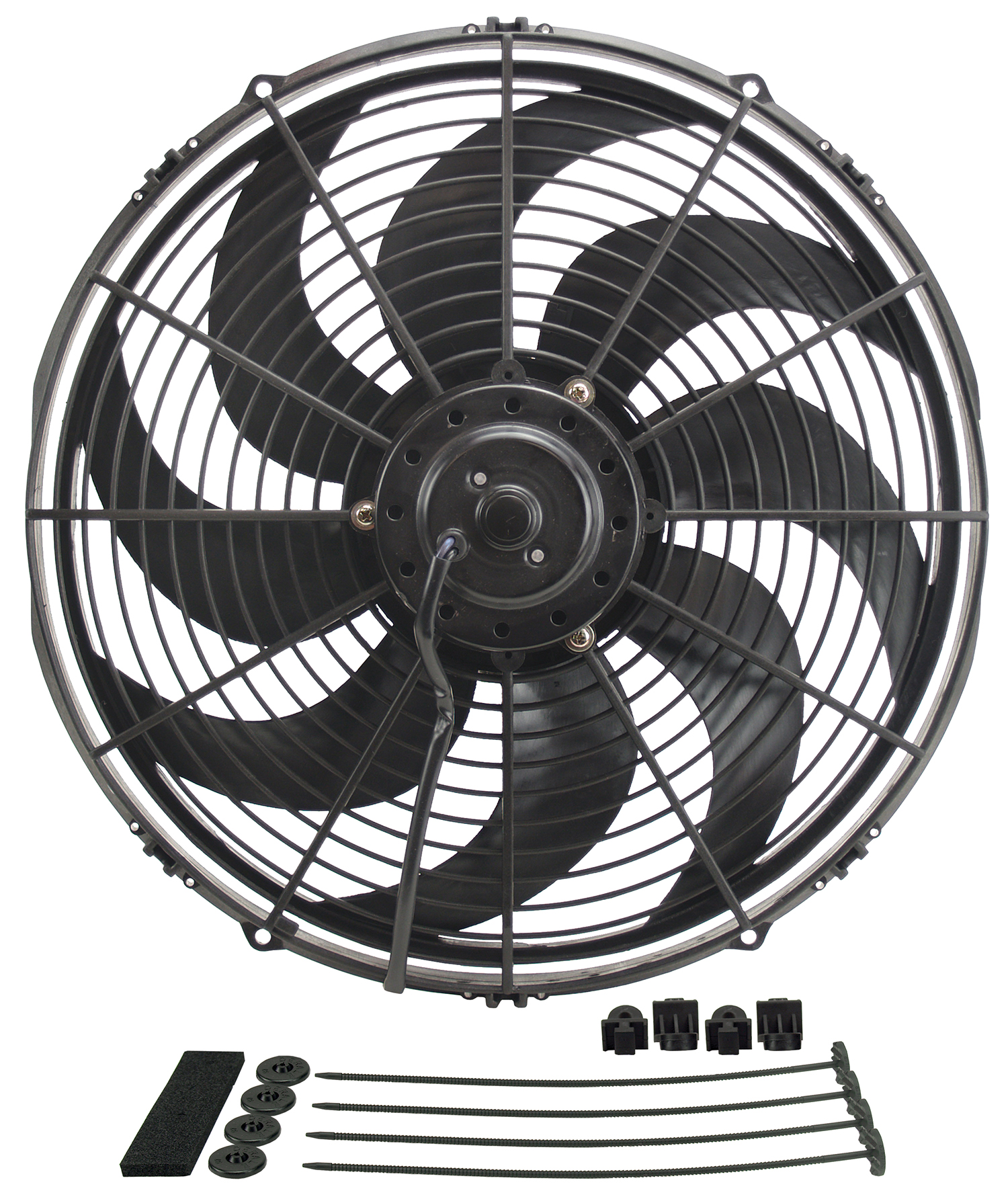 Derale 18916 - 16" Dyno-Cool Curved Blade Electric Fan