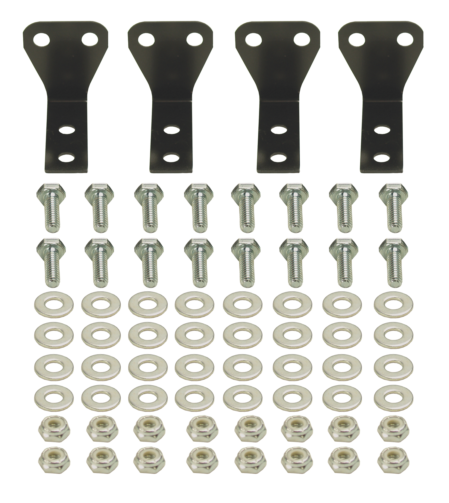 Derale 50020 - Stack Plate Cooler 4 Way Mount Bracket Kit
