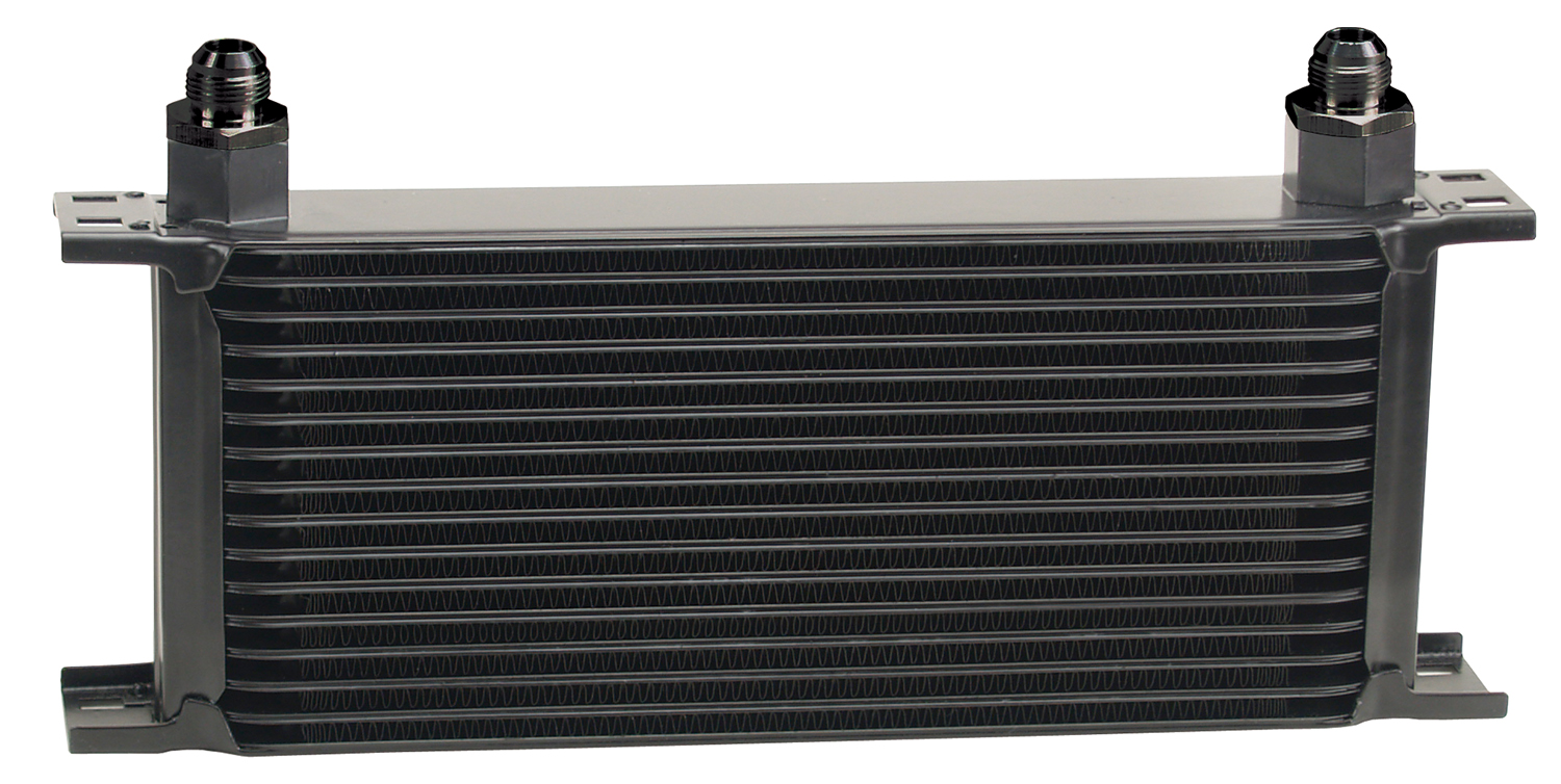 Derale 51608 - 16 Row Series 10000 Stack Plate Oil Fluid Cooler, -8AN