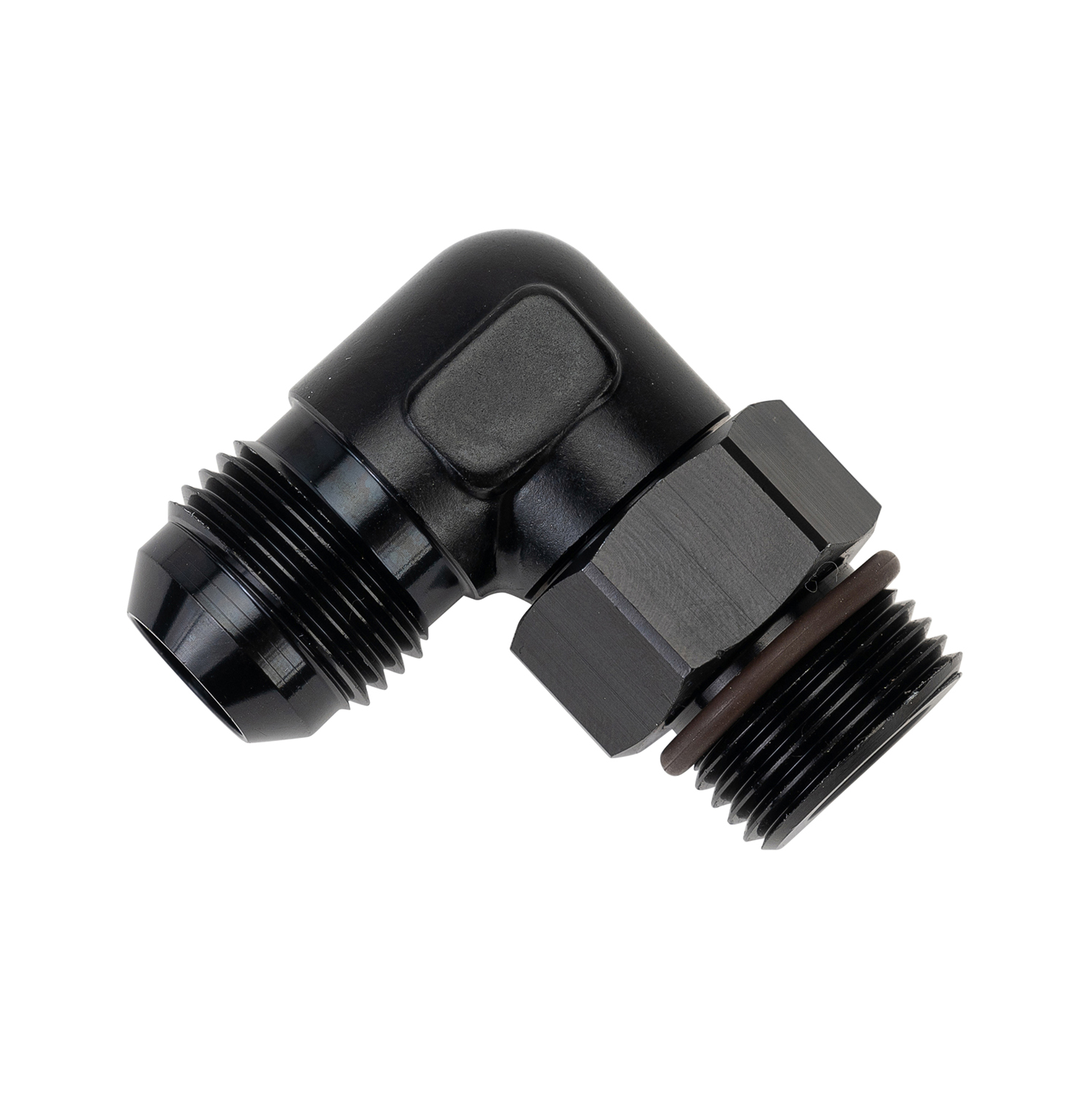 Derale 59510 - Aluminum Swivel Fitting 90° 7/8-14 UNF x -10AN Male