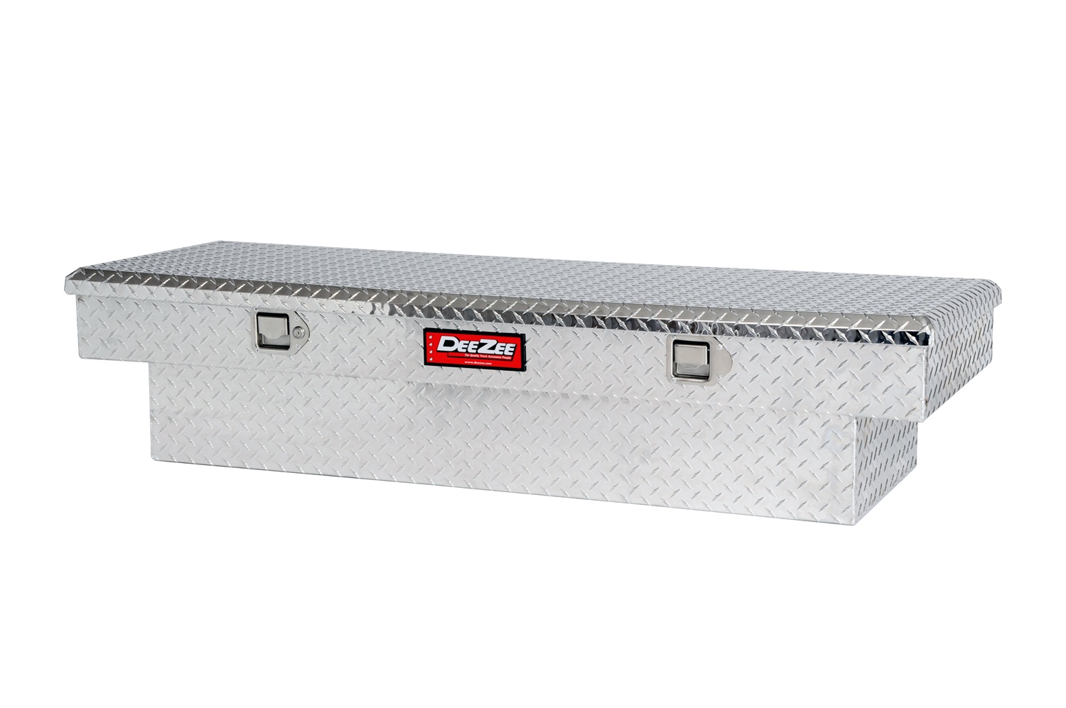 DEE ZEE DZ8163 - Deezee Universal Tool Box - Red Crossover - Single Lid BT Alum Mid Size