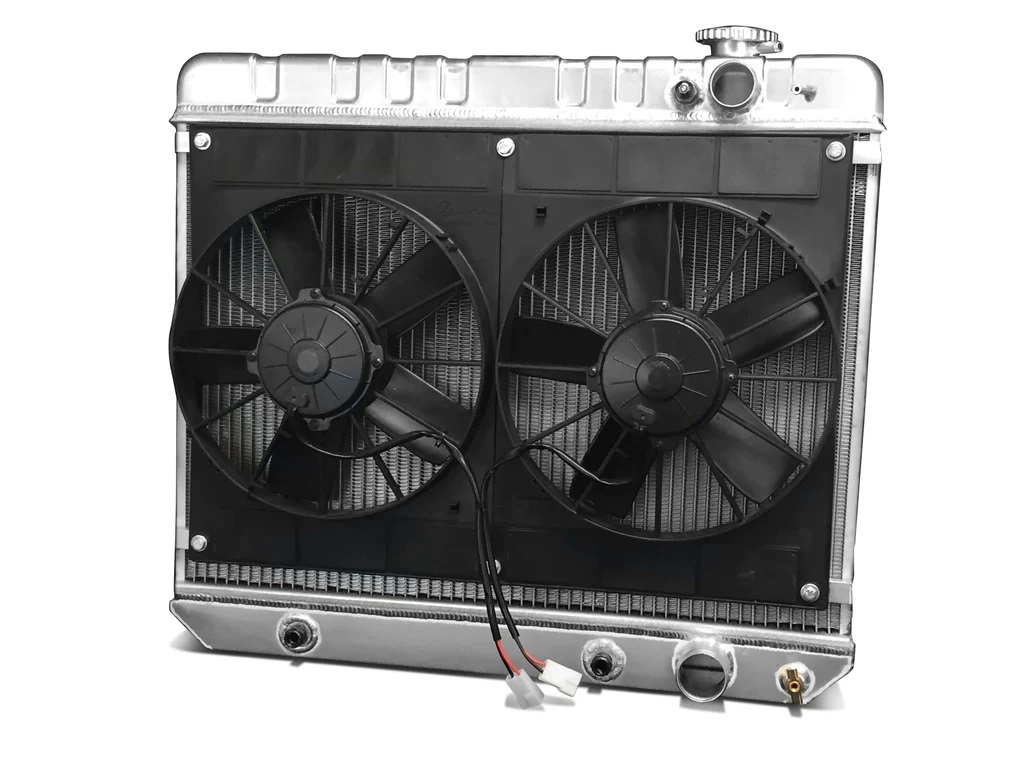 Dewitts Radiator 32-6139017A - Radiator w/Fans C-10 Trk LS 63-66 Auto Trans Raw