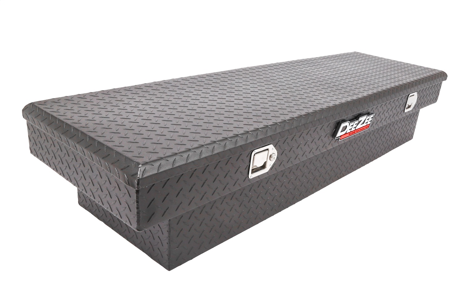 DEE ZEE DZ8170TB - Deezee Universal Tool Box - Red Crossover - Single Lid Black BT DEE ZEE DZ8170TB - Deezee Universal Tool Box - Red Crossover - Single Lid Black BT