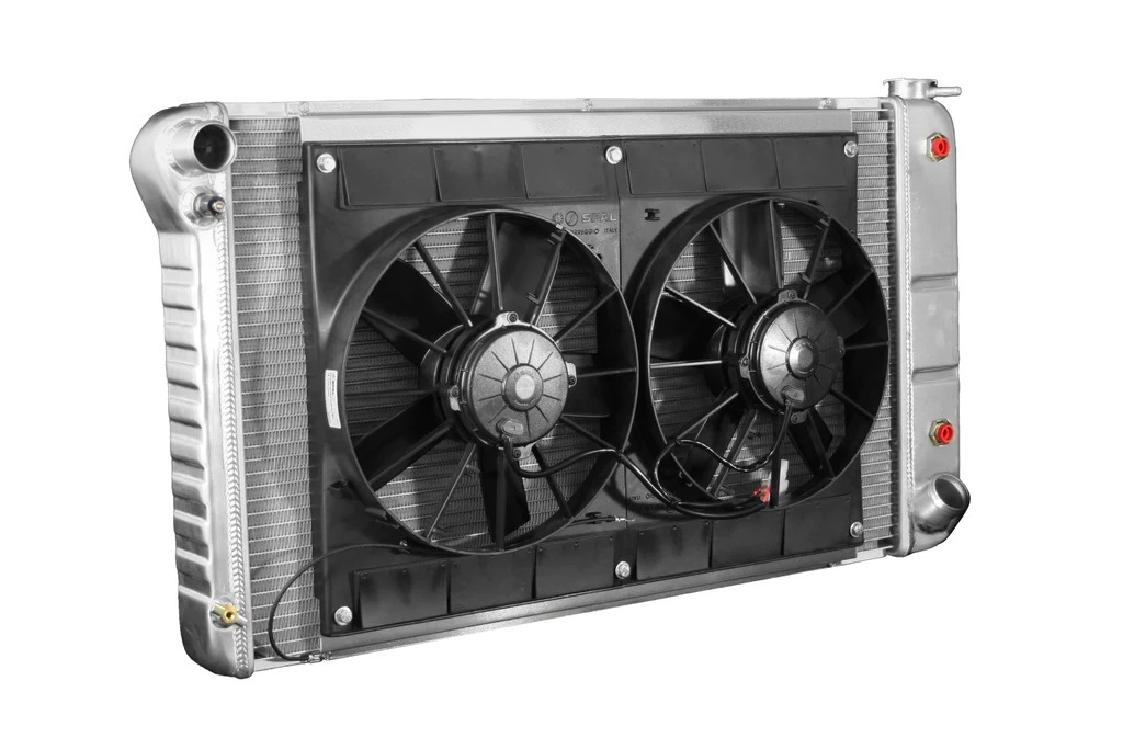 Dewitts Radiator 32-4139018A - Radiator w/Fans C-10 Trk 67-72 Auto Trans Raw