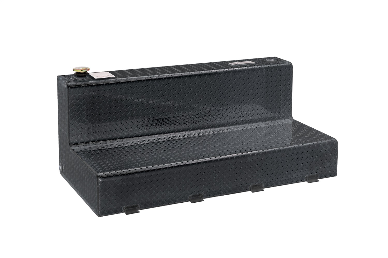 DEE ZEE DZ91767XB - Deezee Universal Tanks - Auxiliary L-Shape Black Tread Aluminum (80 Gal)