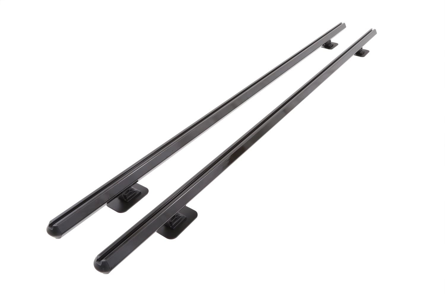 DEE ZEE DZ99707B - Deezee 04-23 Ford F-150/Super Duty Hex Series Side Rails - Gloss Black 5 1/2Ft Bed