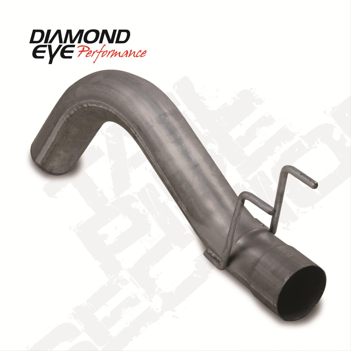 Diamond Eye 125060 - Exhaust Pipe 5 Inch 08-10 Ford F250/F350 Superduty 6.4L First Section Pass Performance Series Steel Exhaust Tail Pipe
