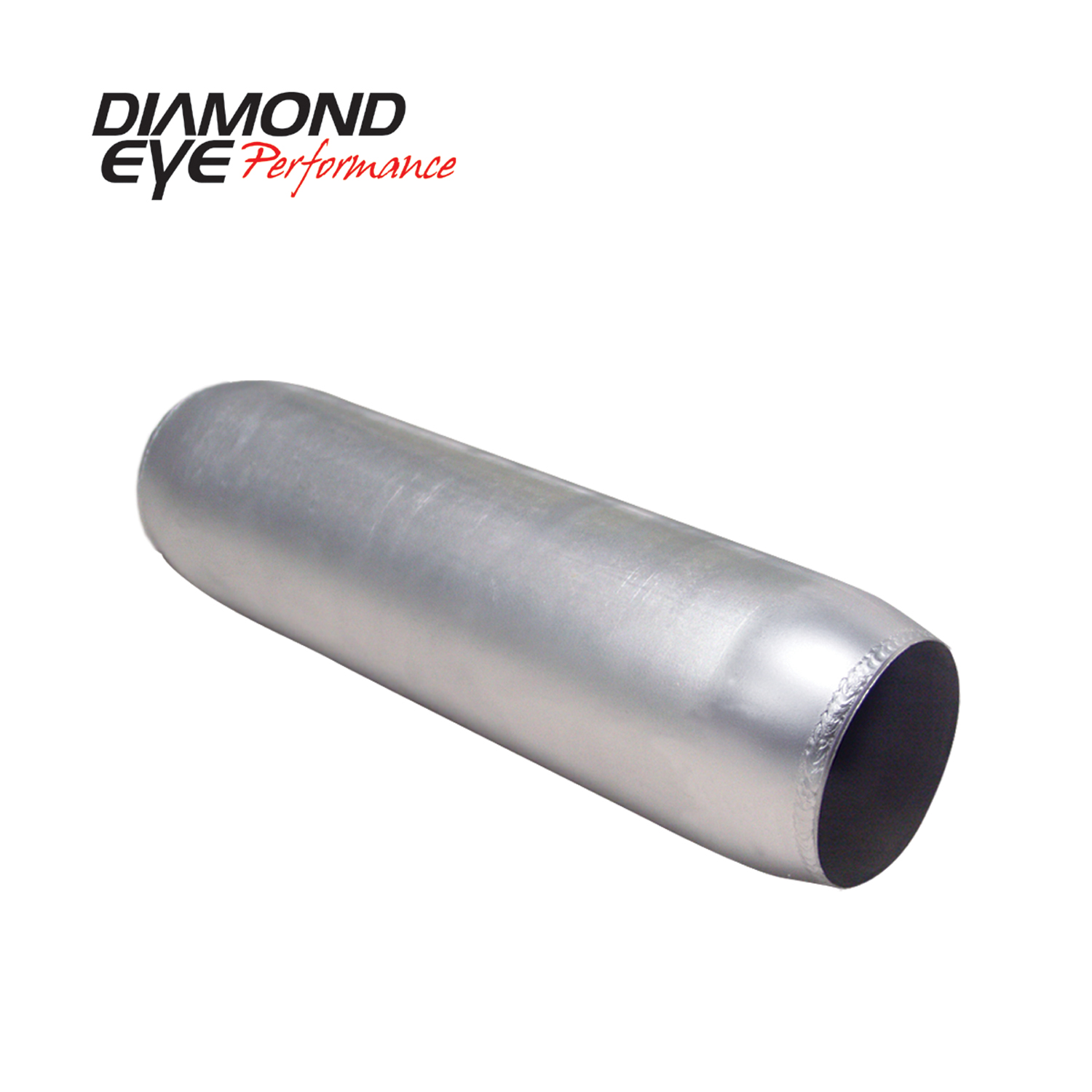 Diamond Eye 400400 - PERFORMANCE DIESEL EXHAUST PART-4in. ALUMINIZED PERFORMANCE QUIET TONE RESONATOR