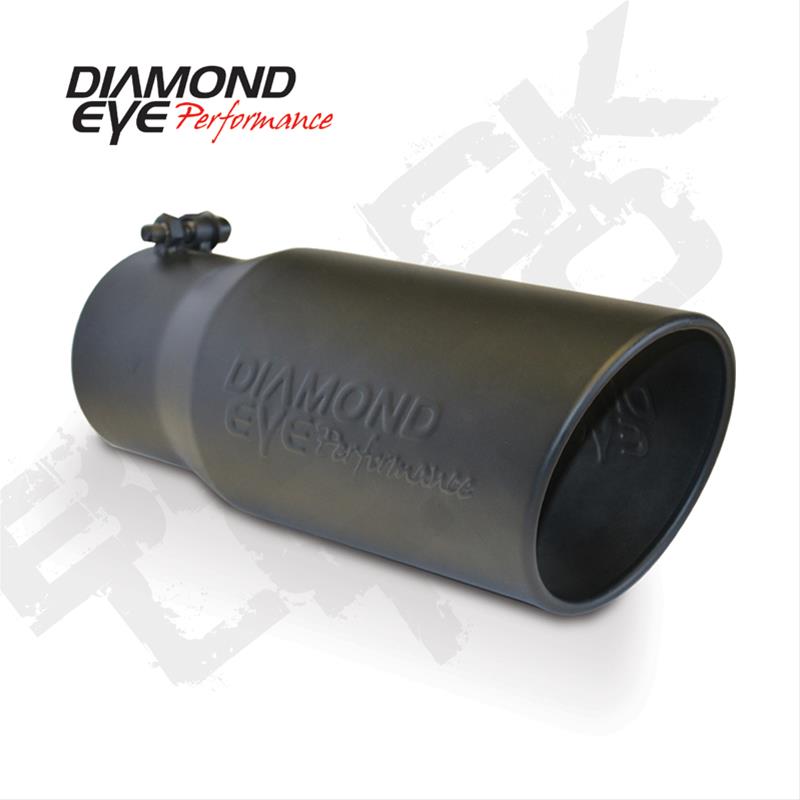 Diamond Eye 4818BRA-DEBK - Exhaust Pipe Tip 4 Inlet X 8 Outlet X 18 Rolled Angle Powdercoat Stainless Exhaust Tip Tail Pipe Tips Diamond Eye 4818BRA-DEBK - Exhaust Pipe Tip 4 Inlet X 8 Outlet X 18 Rolled Angle Powdercoat Stainless Exhaust Tip Tail Pipe Tips
