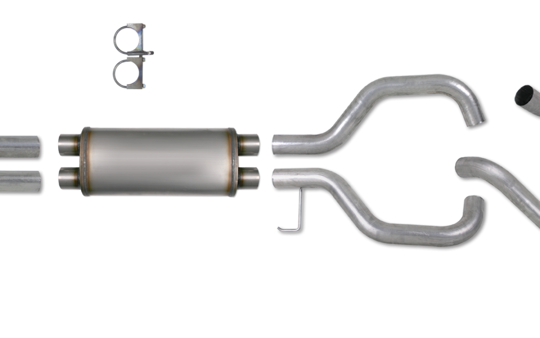 Diamond Eye K3522A - Cat Back Exhaust System 04-12 Nissan Titan 5.6L 3.5 Inch Rear With Muffler Aluminized Performance Series