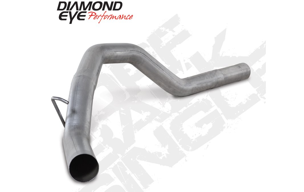 Diamond Eye K4259A - DPF Back Exhaust For 2014 RAM 2500 6.7L Cummins 4 Dr Crew Short Box 4 Inch SinglePassAluminized