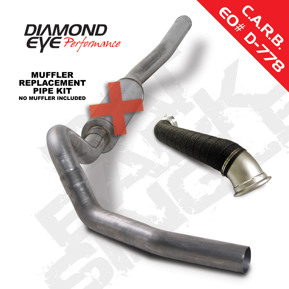 Diamond Eye K4127S-RP - KIT 4in CB MRP SGL w/ TDP SS 06-07 Chevy/GMC 6.6L Duramax 2500/3500 Diamond Eye K4127S-RP - KIT 4in CB MRP SGL w/ TDP SS 06-07 Chevy/GMC 6.6L Duramax 2500/3500