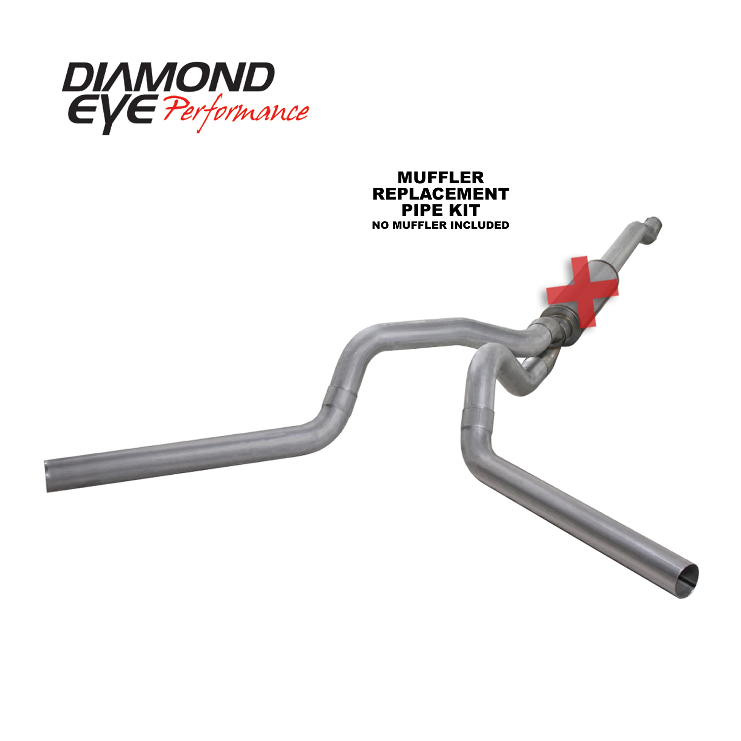 Diamond Eye K4340A-RP - Cat Back Exhaust System 03-07 Ford F250/F350 Superduty 6.0L 4 Inch No Muffler Split Rear/Side Aluminized Diamond Eye K4340A-RP - Cat Back Exhaust System 03-07 Ford F250/F350 Superduty 6.0L 4 Inch No Muffler Split Rear/Side Aluminized