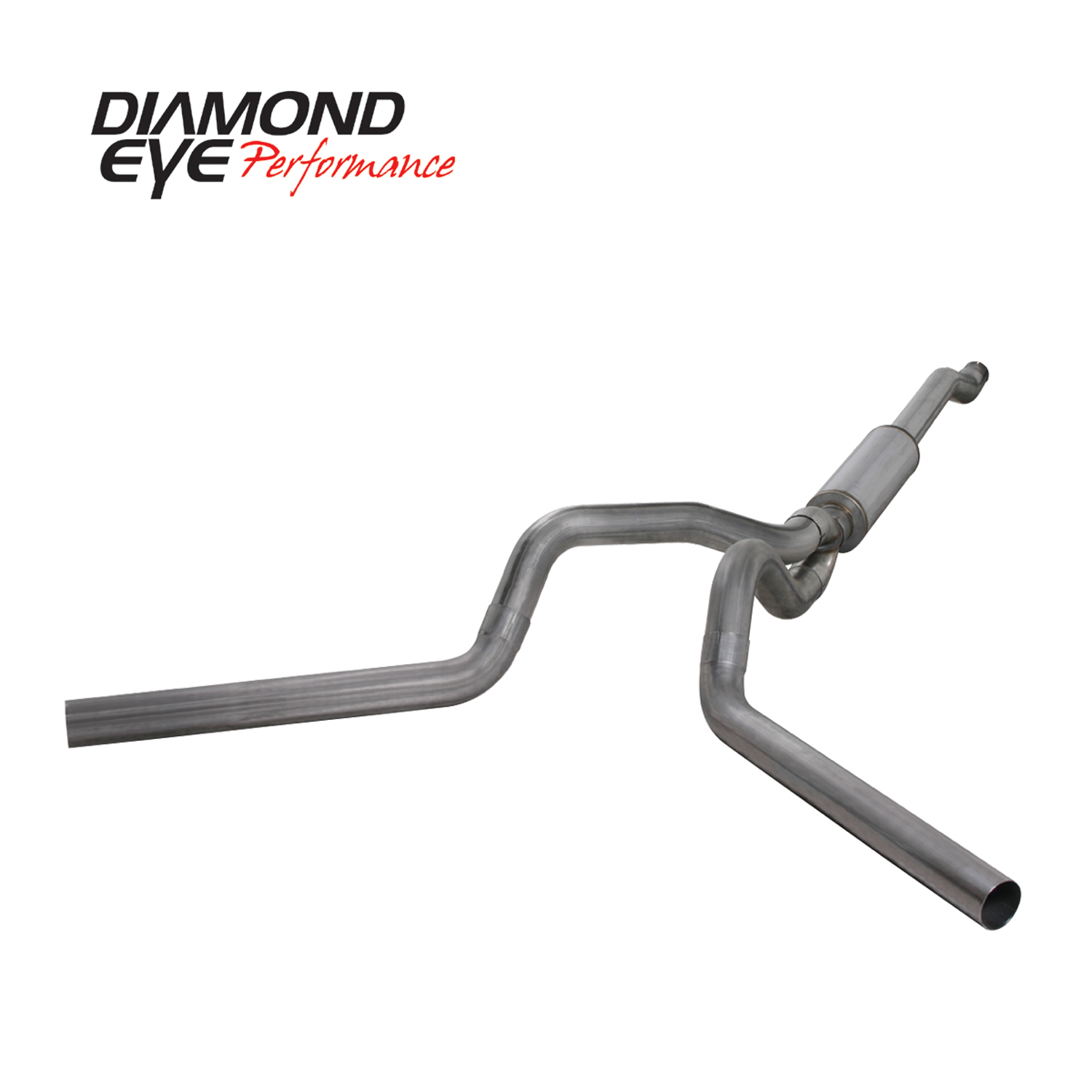 Diamond Eye K4340S - Cat Back Exhaust System 03-07 Ford F250/F350 Superduty 6.0L 4 inch With Muffler Split Rear/Side Stainless Diamond Eye K4340S - Cat Back Exhaust System 03-07 Ford F250/F350 Superduty 6.0L 4 inch With Muffler Split Rear/Side Stainless