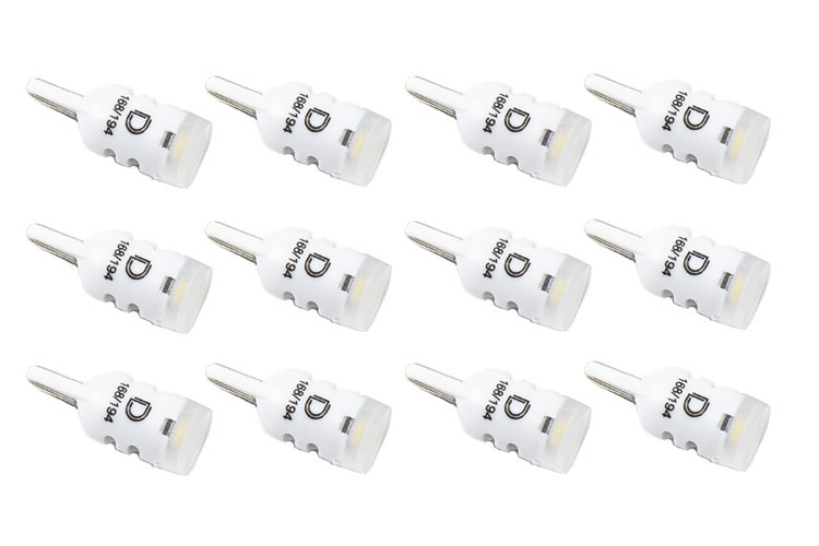 Diode Dynamics DD0020TW - 194 LED Bulb HP3 LED Warm White Set of 12