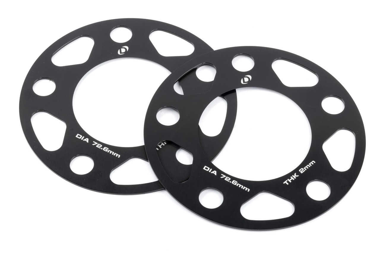 Dinan D210-2032 - Spacers; 5x120 - 72.6mm CB - 2mm Thick