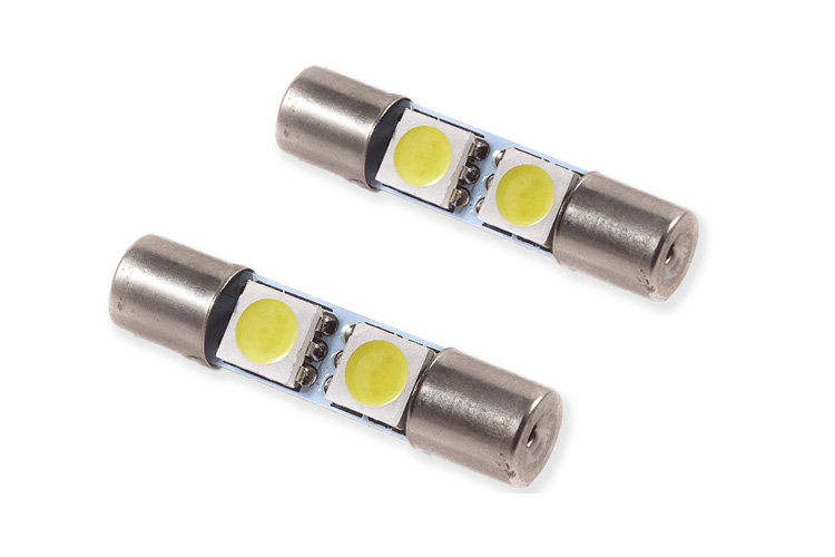 Diode Dynamics DD0047P - 28mm SMF2 LED Bulb Warm White Pair