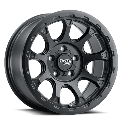 Dirty Life 9307-7873MB - Race Wheels Drifter 9307 Satin Black 17X8.5 5-127 -6Mm 78.1Mm
