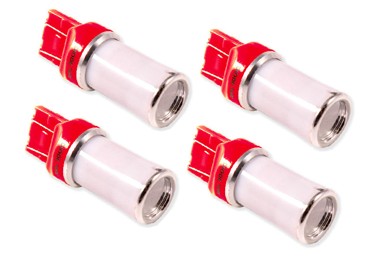 Diode Dynamics DD0112Q - 7443 LED Bulb HP48 LED Red Set of 4