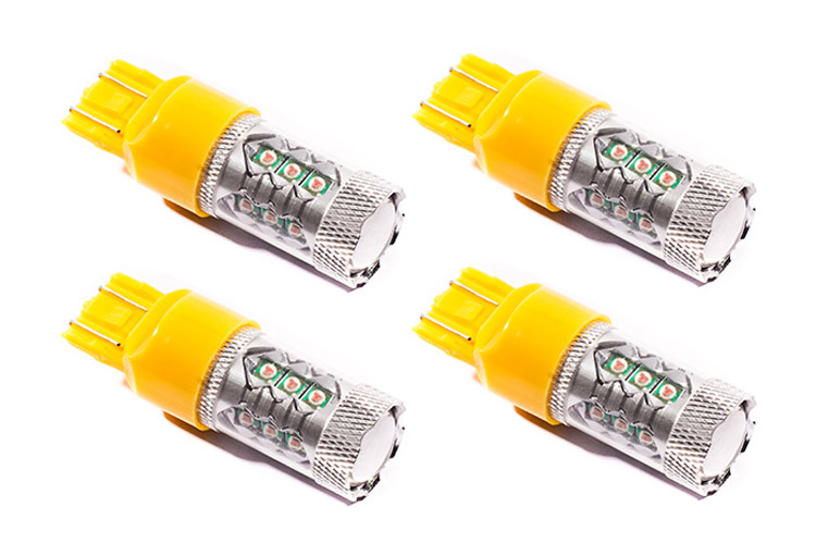 Diode Dynamics DD0114Q - 7443 LED Bulb XP80 LED Amber Set of 4