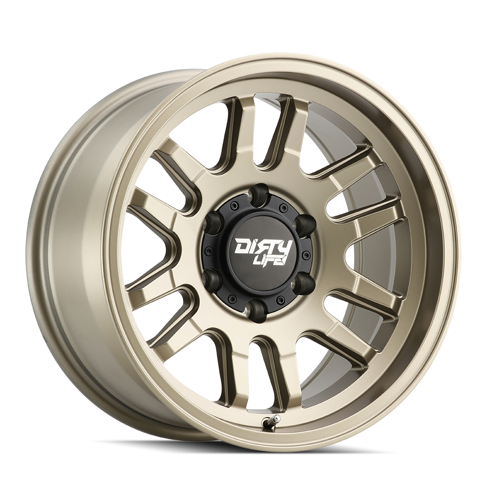 Dirty Life 9310-7973MGD12 - Race Wheels Canyon 9310 Satin Gold 17X9 5-127 -12Mm 71.5Mm
