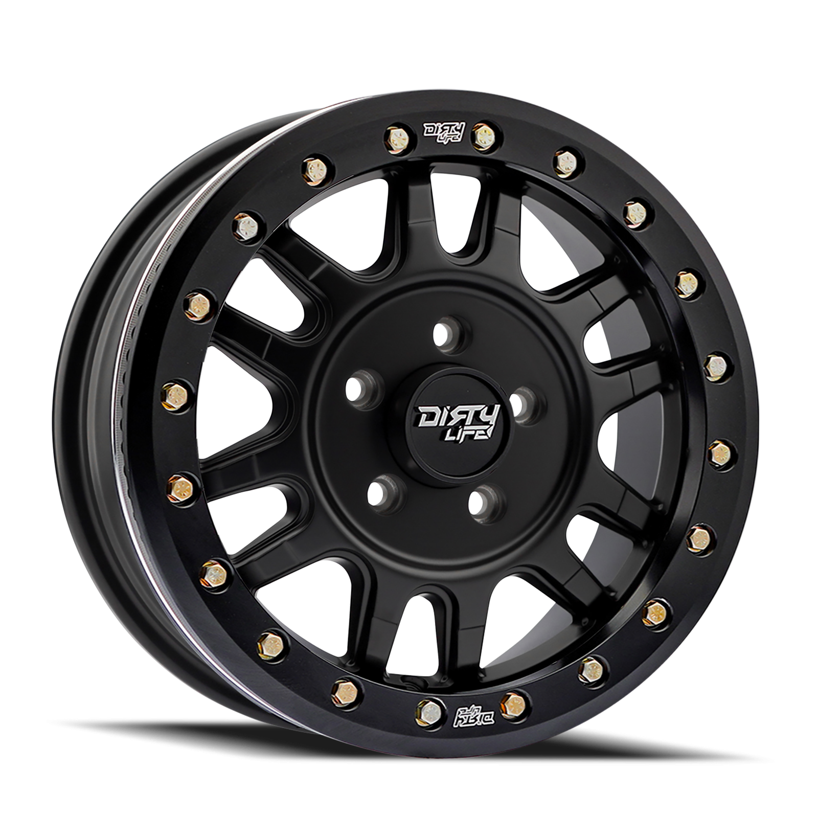 Dirty Life 9309R-5765MB38 - Race Wheels Canyon Pro Sxs 9309R Satin Black 15X7 5-114.3 38Mm 77Mm