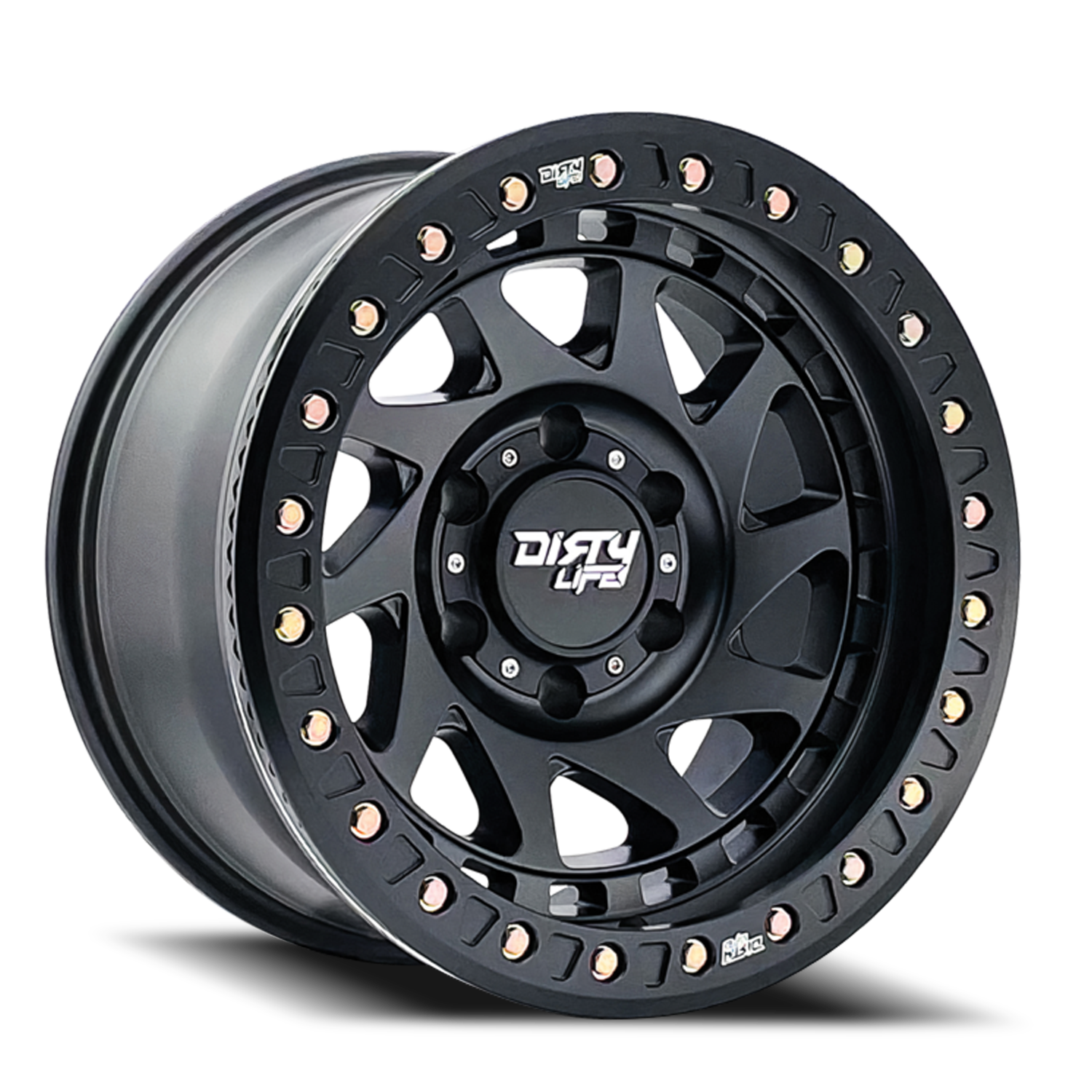 Dirty Life 9313-7973MB12 - Race Wheels Enigma Race 9313 Matte Black 17X9 5-127 -12Mm 78.1Mm