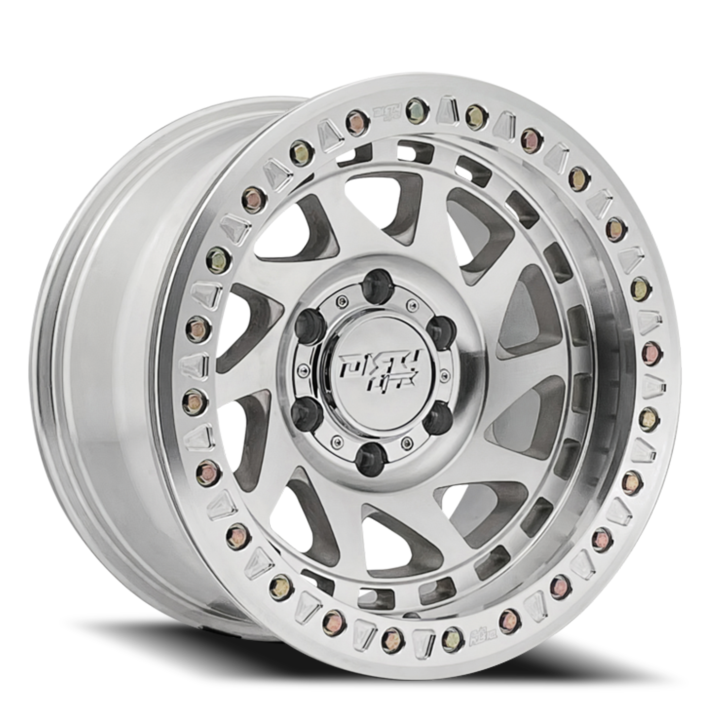 Dirty Life 9313-7983M12 - Race Wheels Enigma Race 9313 Machined 17X9 6-139.7 -12Mm 106Mm