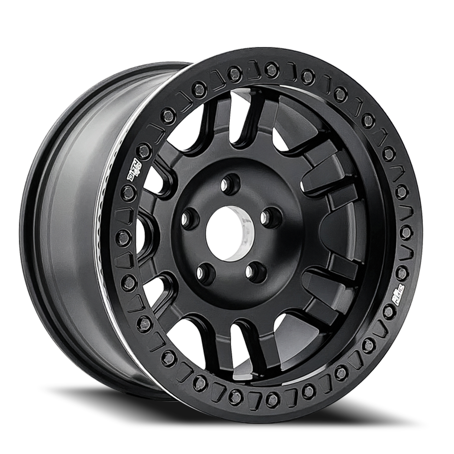 Dirty Life 9314-2181MB44 - Race Wheels Canyon Race 9314 Satin Black 20X10 8-165.1 -44Mm 130.8Mm