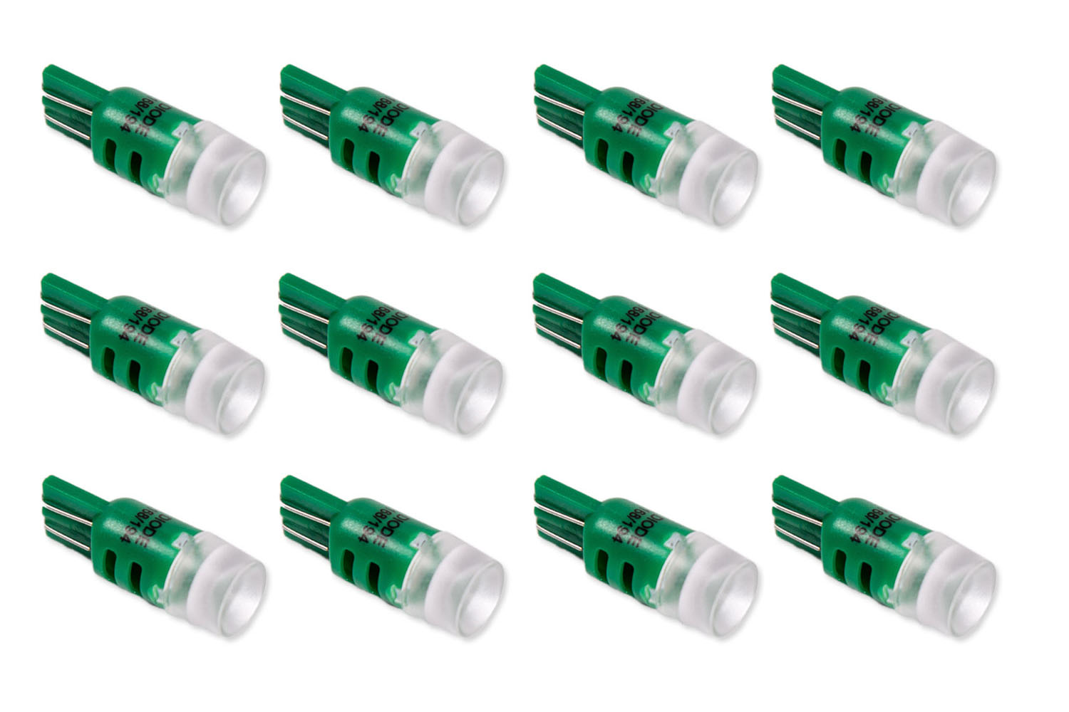 Diode Dynamics DD0203TW - 194 LED Bulb HPHP3 LED Green Set of 12