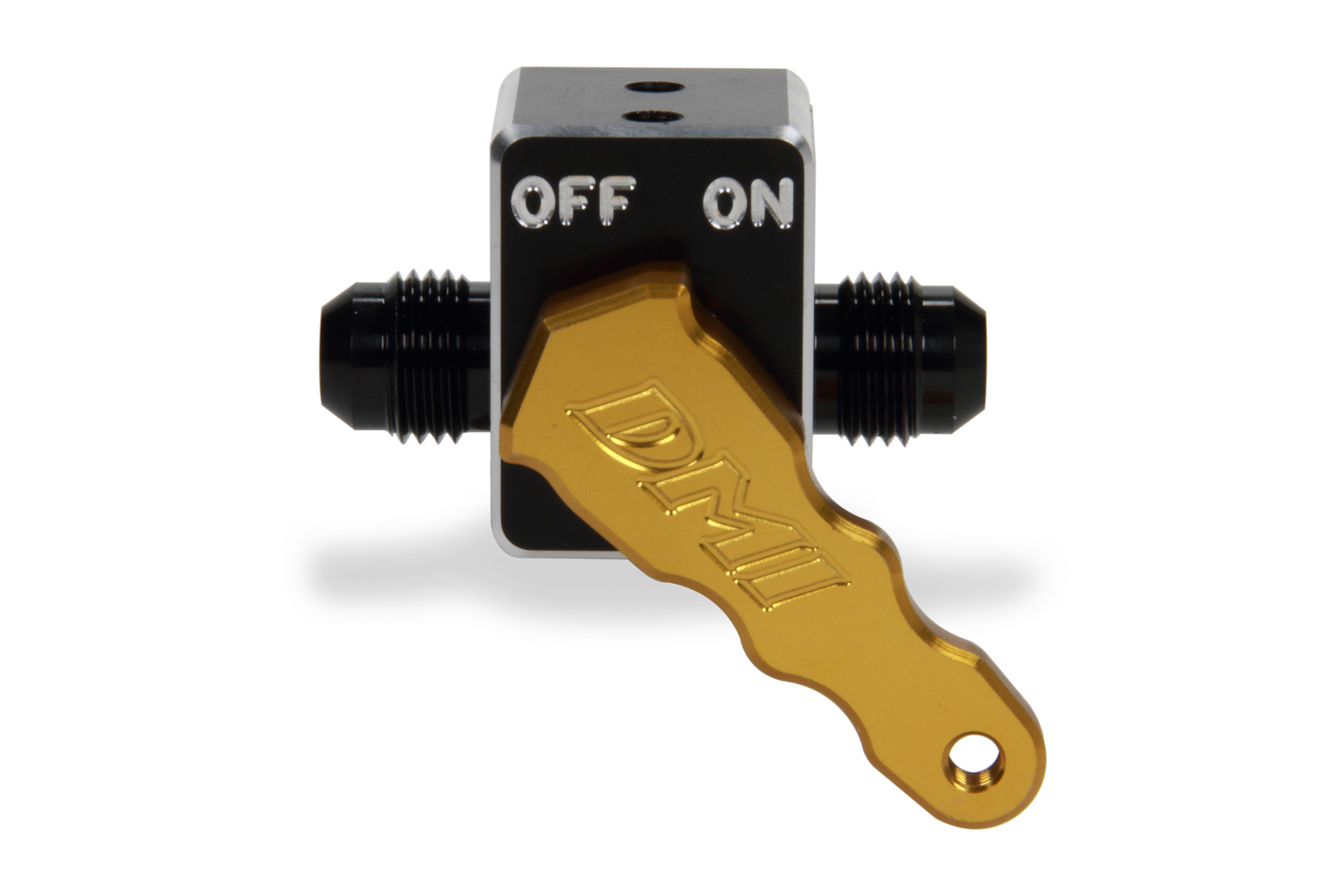 Diversified Machine FRC-1000 - Aluminum Fuel Shut-Off Valve - Gold Handle