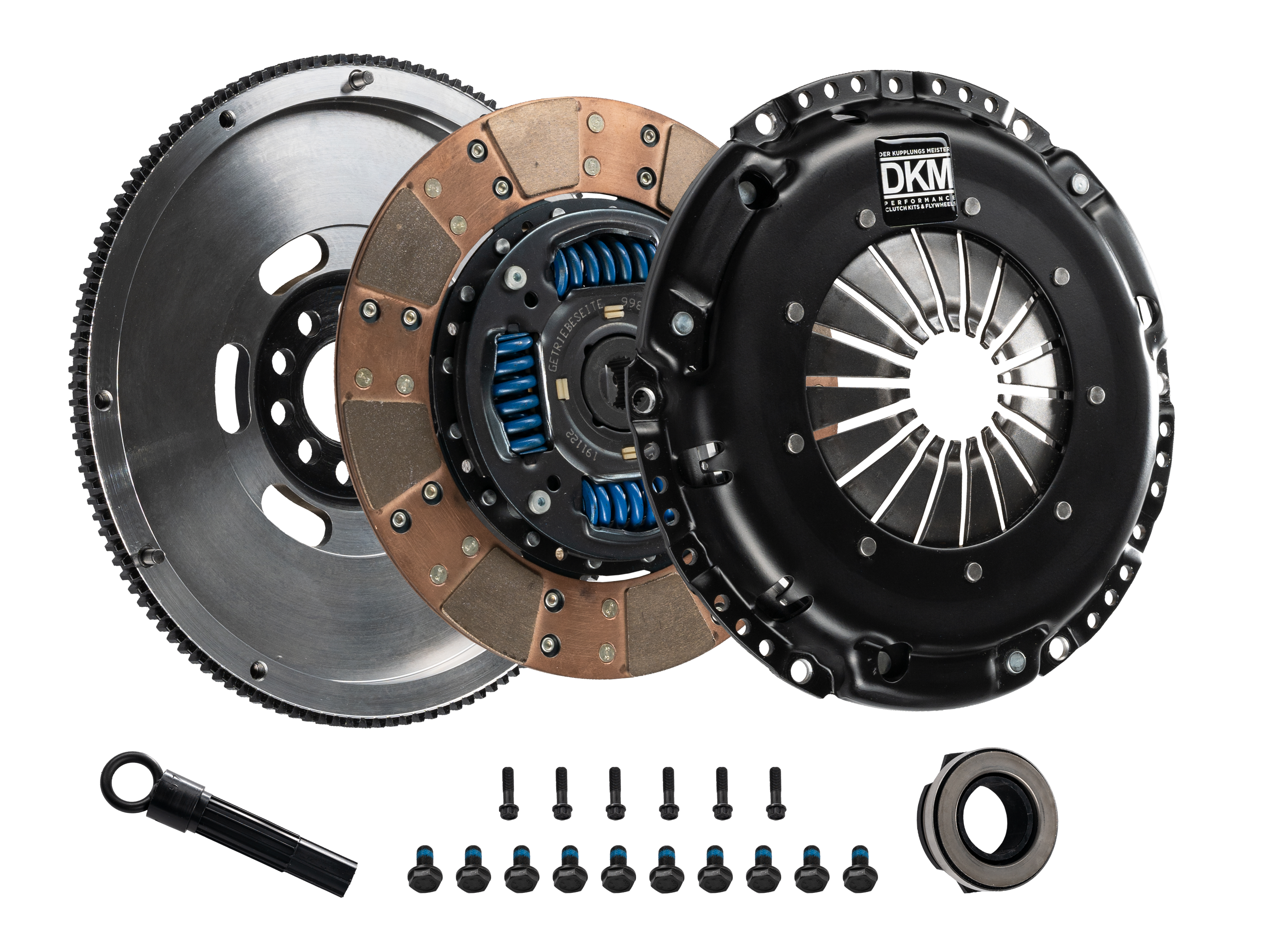 DKM Clutch MC-034-041 - VW Beetle/Corrado/Golf/GTI (1.8T) Ceramic MC Clutch Kit w/Flywheel (425 ft/lbs Torque)