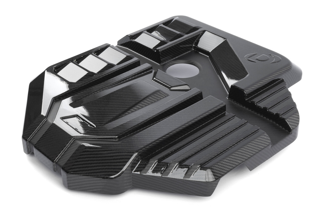 Dinan D590-0005 - Gloss Carbon Fiber Engine Cover - 2021-2025 BMW M2/M3/M4