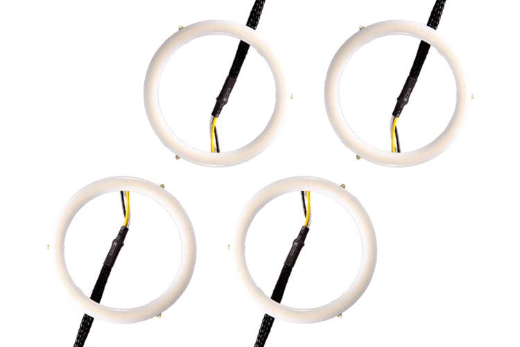 Diode Dynamics DD2048Q - Halo Lights LED 70mm Red Four