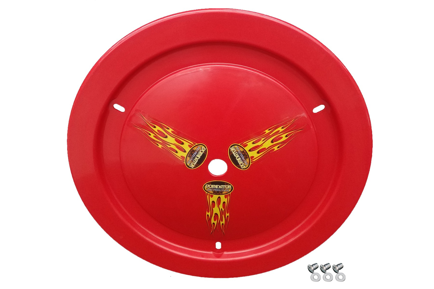 Dominator Racing 1012-D-RD - Wheel Cover Dzus-On Red