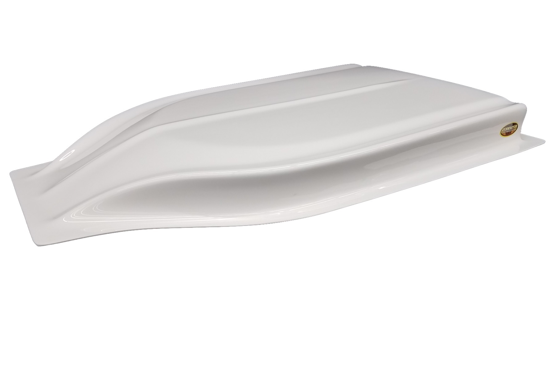 Dominator Racing 517-WH - Hood Scoop Stalker 2.5in Street Stock White