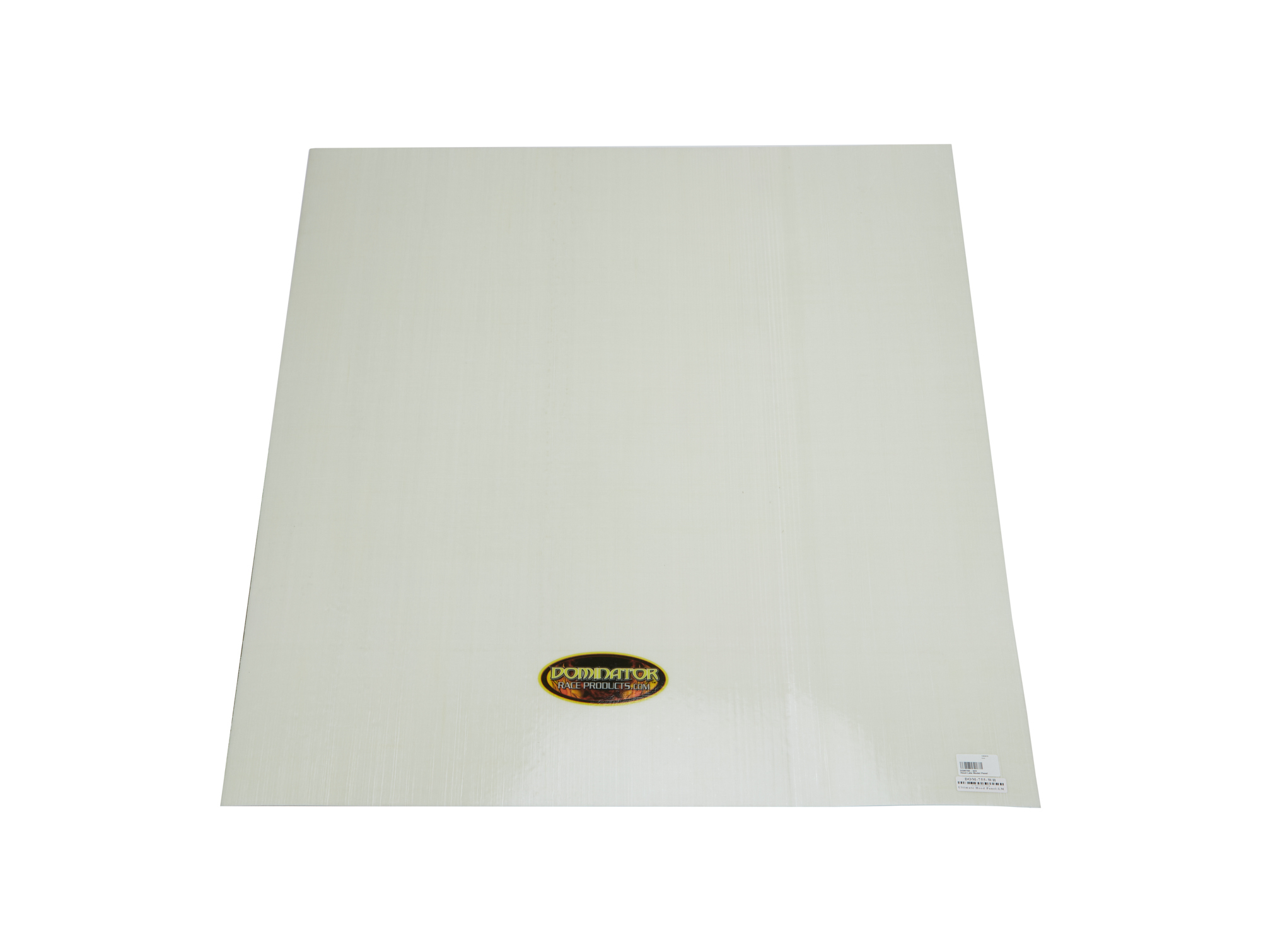 Dominator Racing 755-WH - Hood Late Model Panel White  48in x 54in